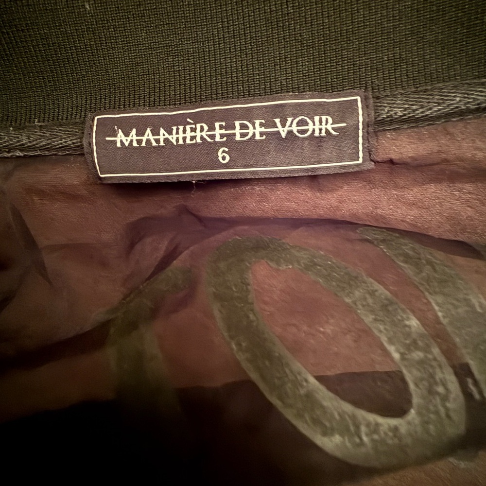 Black Women's Bomber Jacket - Picture 8 of 9